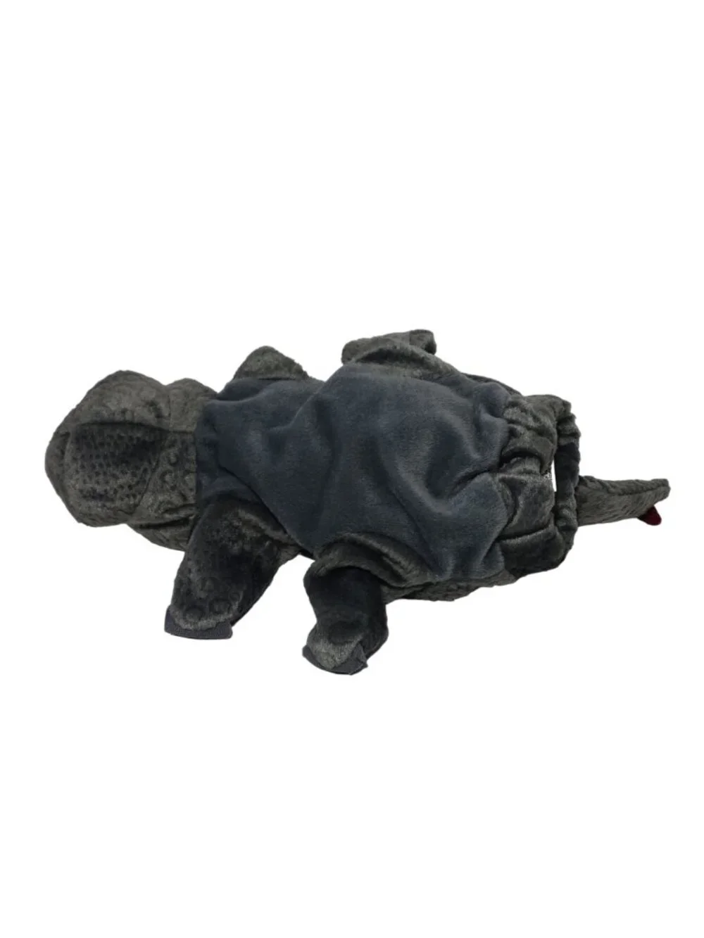 Dream Plush Dinosaur Hand Puppet Gray Plush Stuffed Animal Kids Toy 10 inch